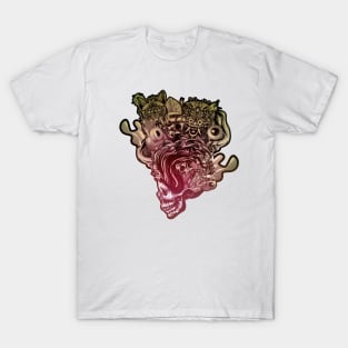 Head Blown Skull T-Shirt